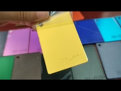 espejo de acrílico del oro