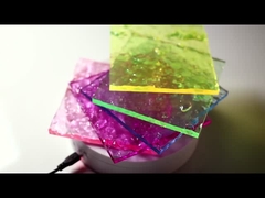 Ola de agua de colores